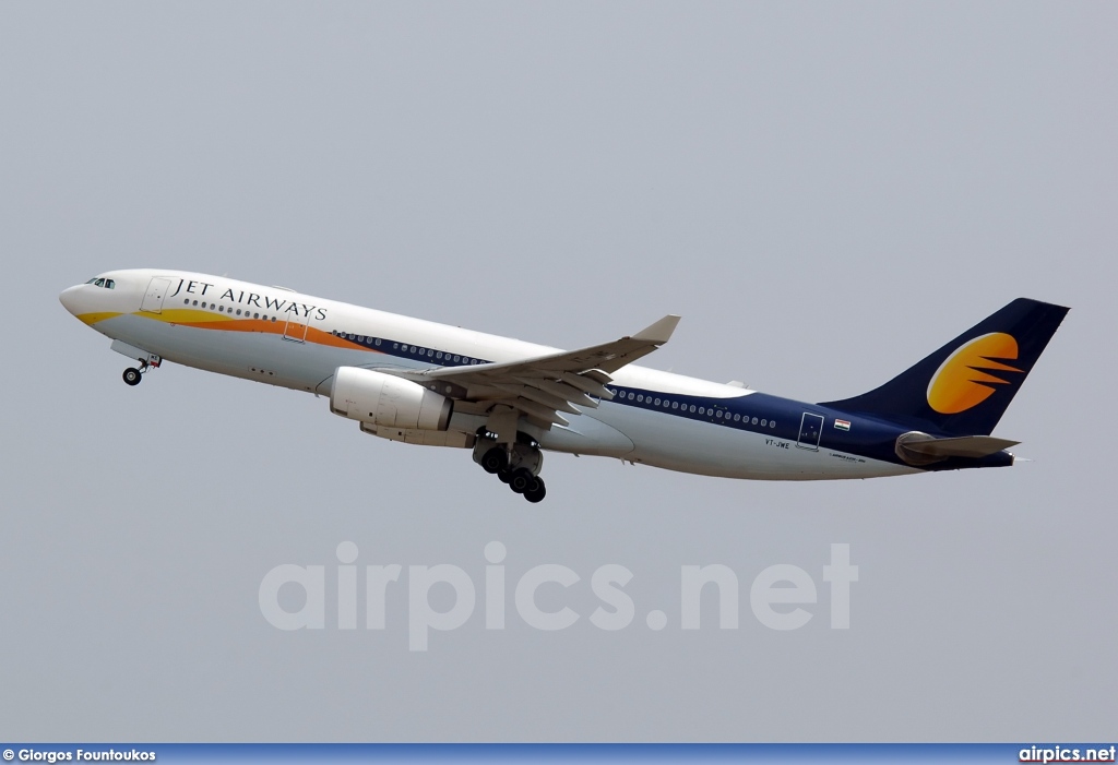 VT-JWE, Airbus A330-200, Jet Airways