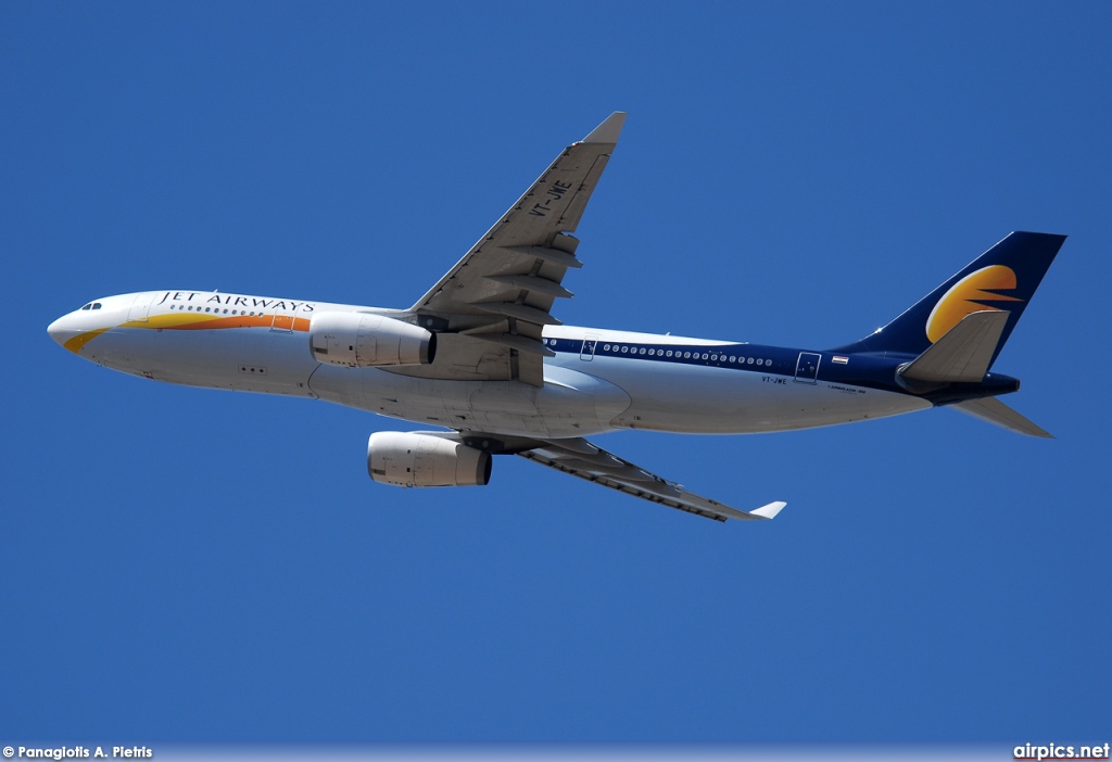 VT-JWE, Airbus A330-200, Jet Airways