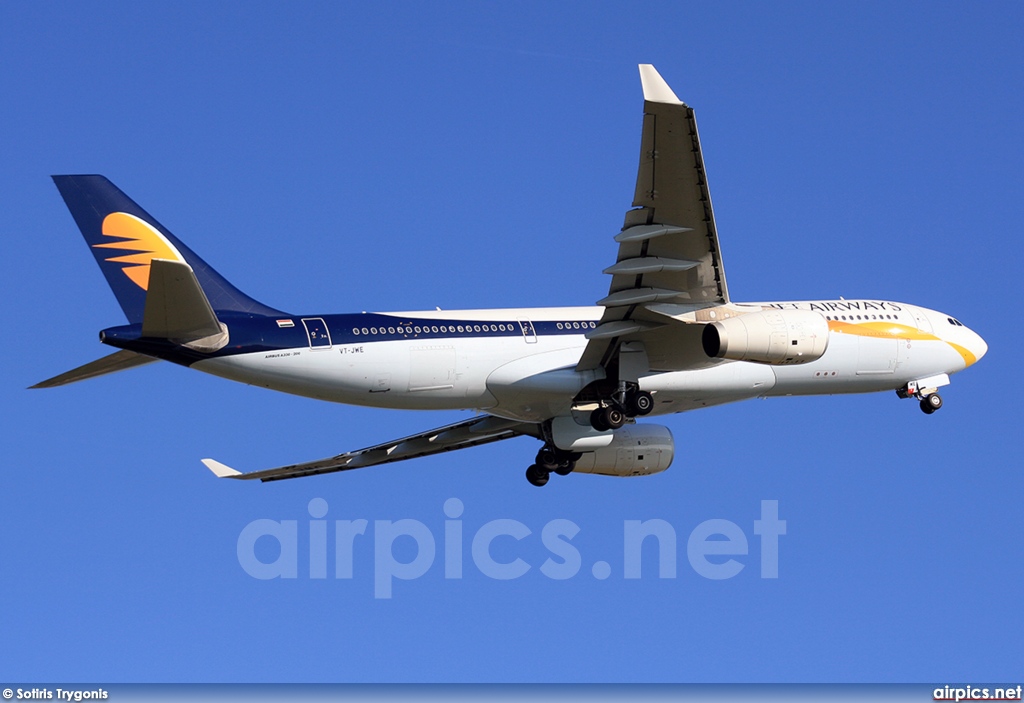 VT-JWE, Airbus A330-200, Jet Airways