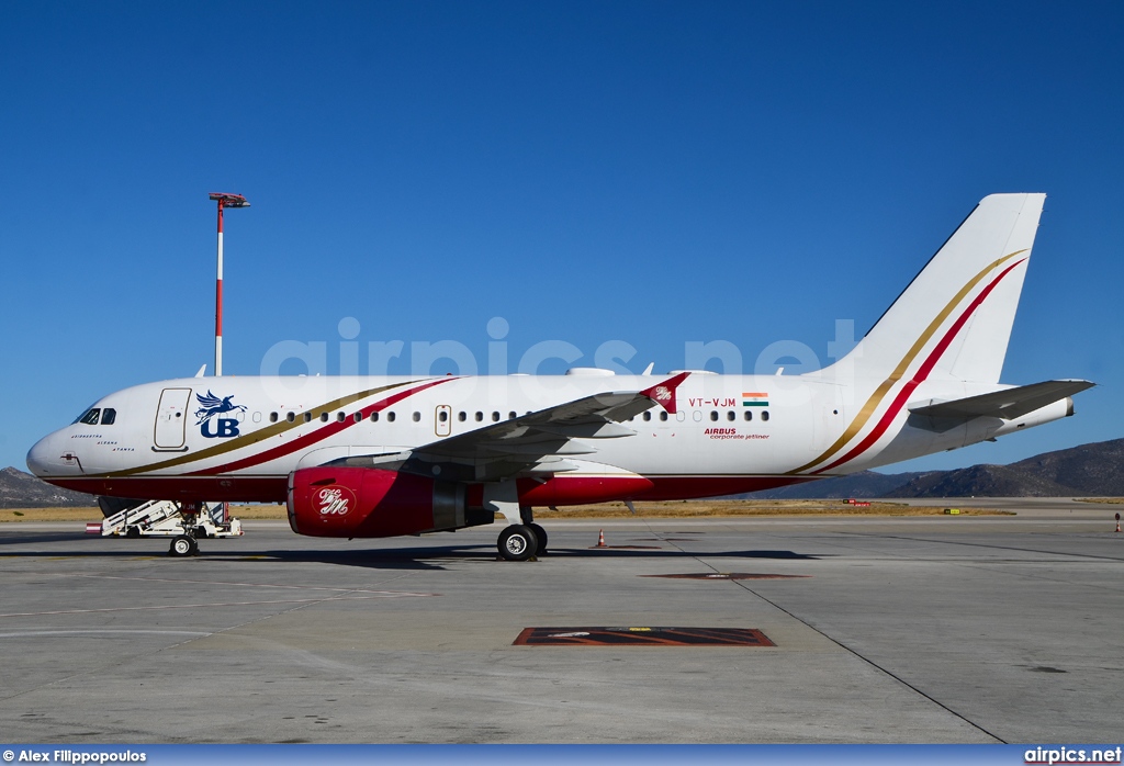 VT-VJM, Airbus A319-100CJ, Kingfisher Airlines