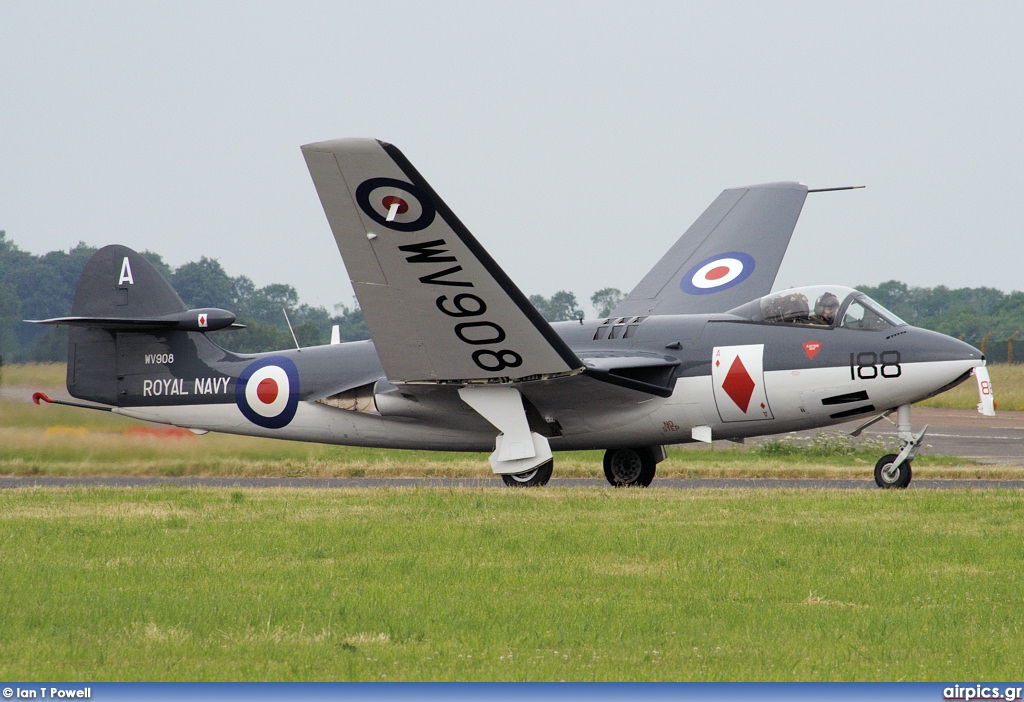 WV908, Hawker Sea Hawk FG.6, Royal Navy - Fleet Air Arm