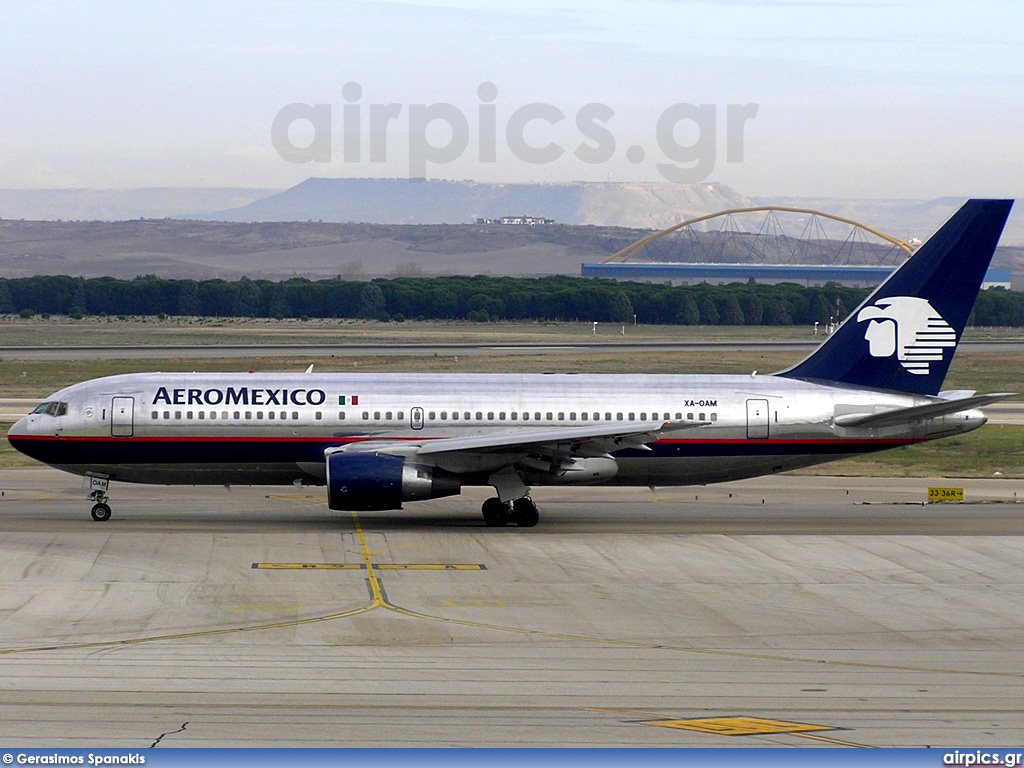 XA-OAM, Boeing 767-200ER, Aeromexico