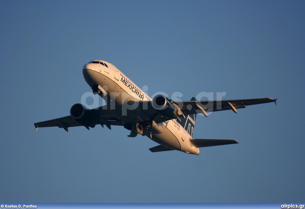 XA-UER, Airbus A319-100, Mexicana