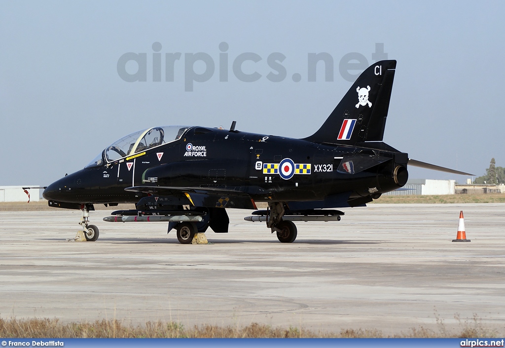 XX321, British Aerospace (Hawker Siddeley) Hawk T.1A, Royal Air Force