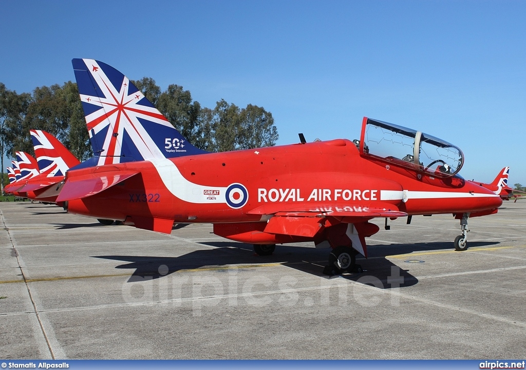 XX322, British Aerospace (Hawker Siddeley) Hawk T.1A, Royal Air Force