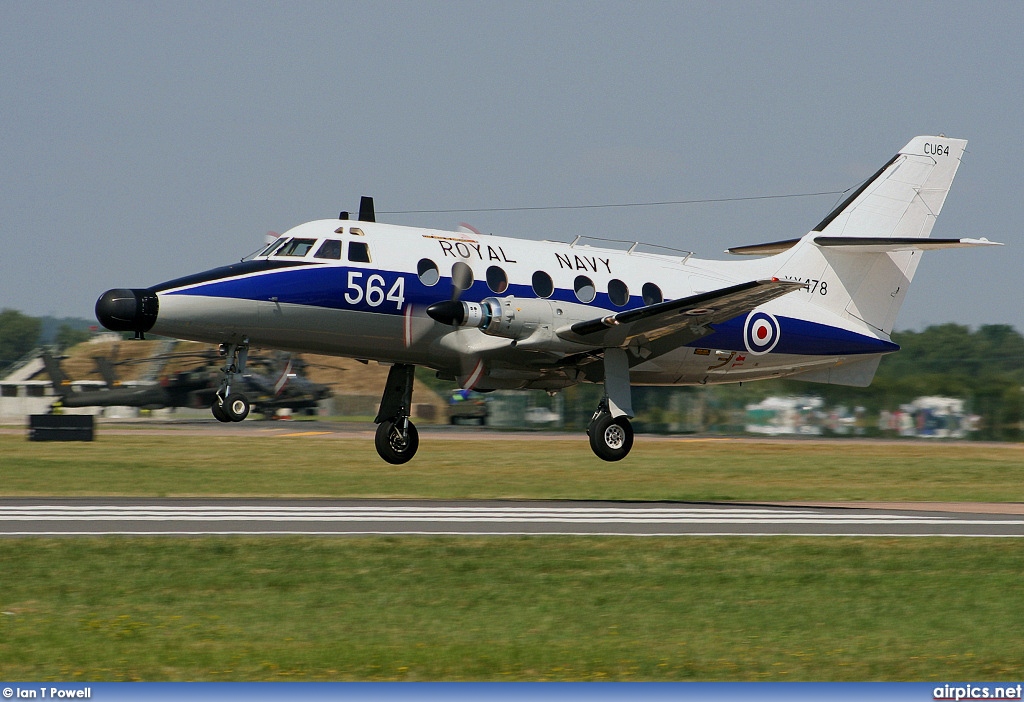 XX478, British Aerospace JetStream T.2, Royal Navy - Fleet Air Arm