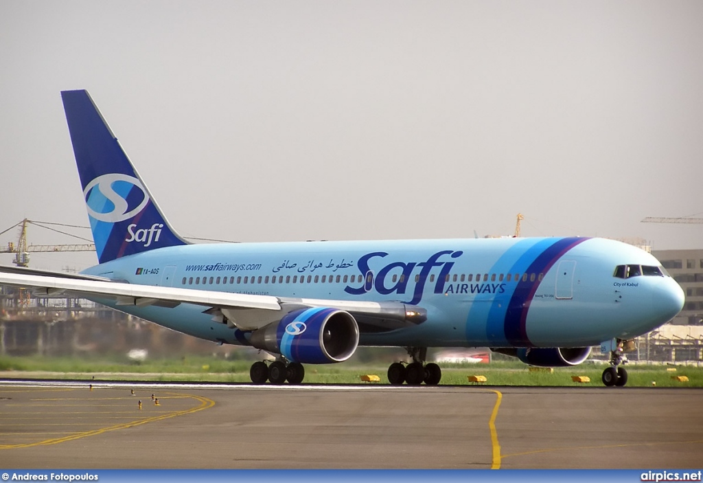 YA-AQS, Boeing 767-200, Safi Airways