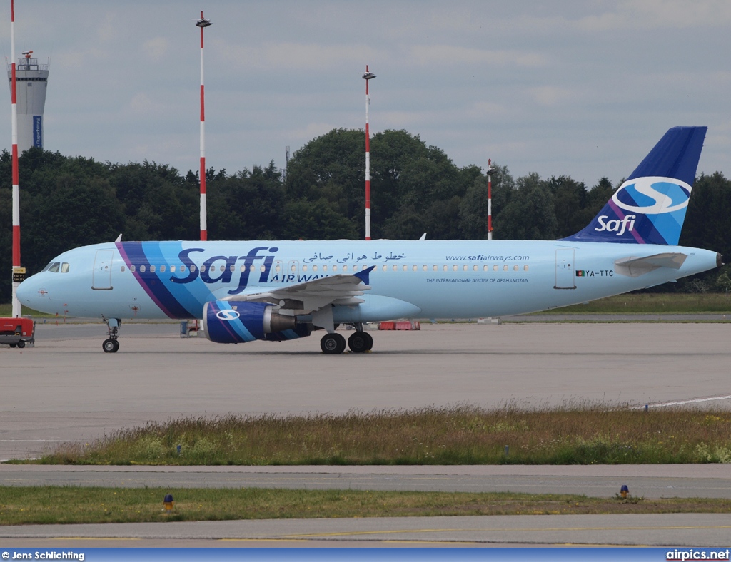 YA-TTC, Airbus A320-200, Safi Airways