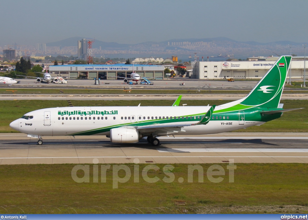 YI-ASE, Boeing 737-800, Iraqi Airways