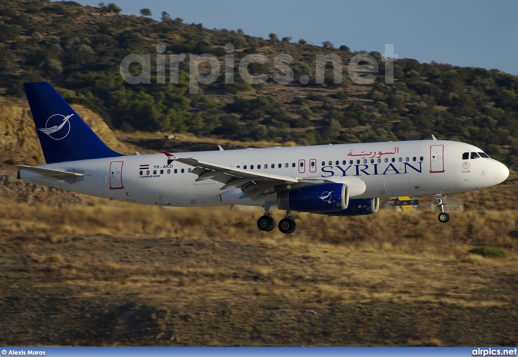 YK-AKD, Airbus A320-200, Syrian Arab Airlines