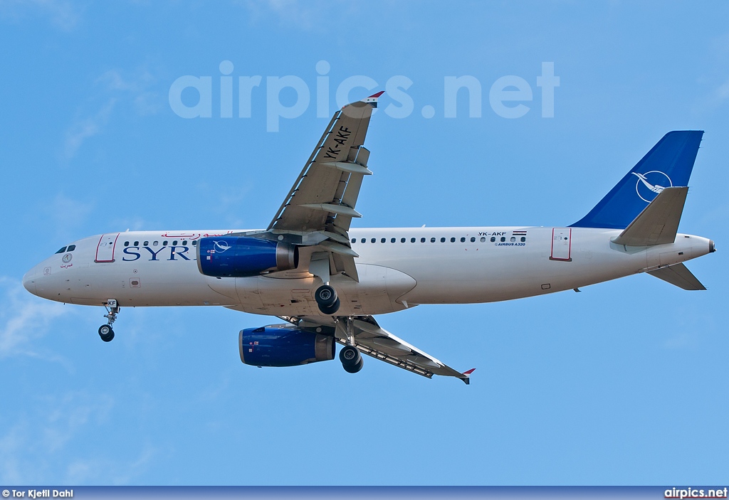 YK-AKF, Airbus A320-200, Syrian Arab Airlines