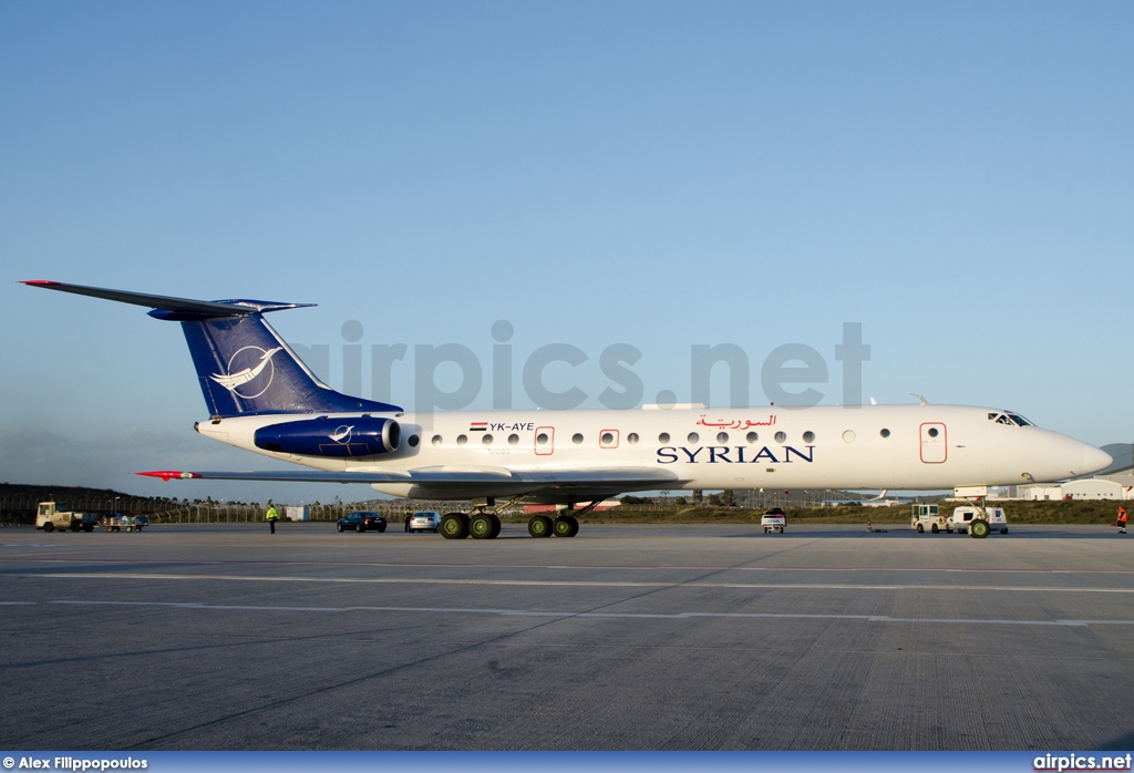 YK-AYE, Tupolev Tu-134-B-3, Syrian Arab Airlines