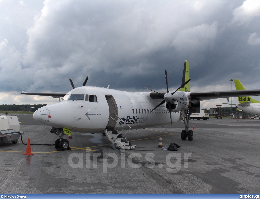 YL-BAW, Fokker 50, Air Baltic