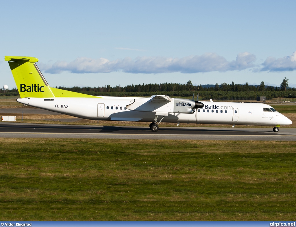 YL-BAX, De Havilland Canada DHC-8-400Q Dash 8, Air Baltic