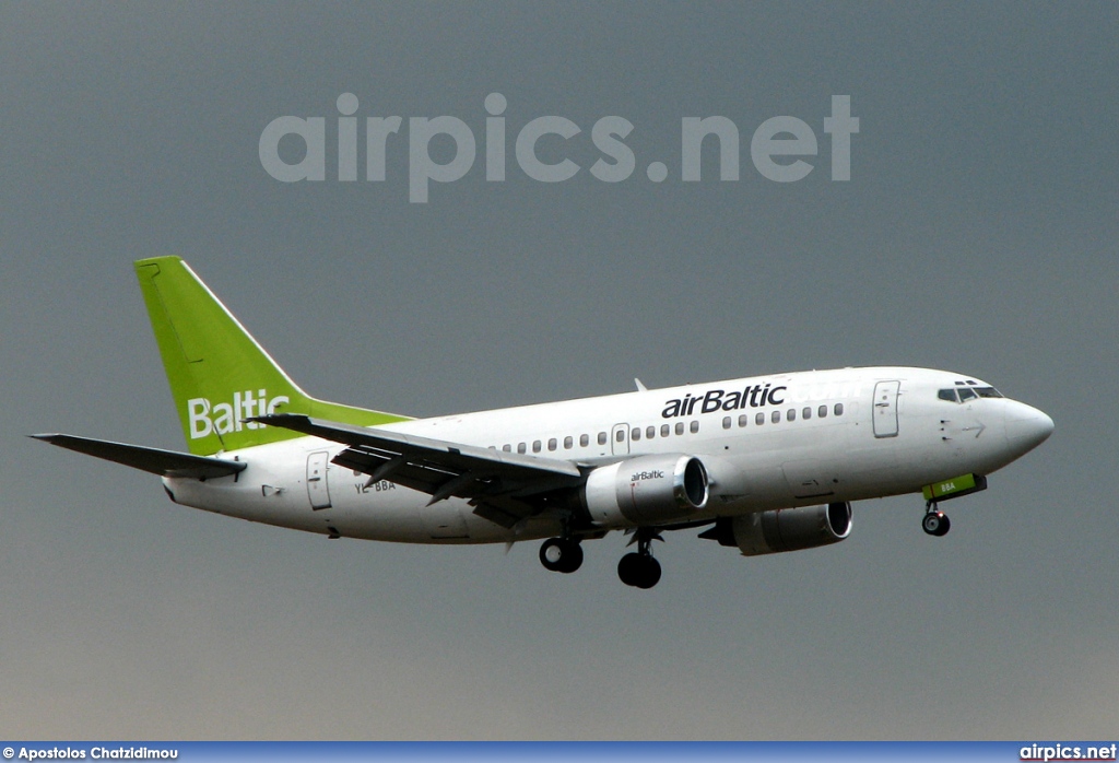 YL-BBA, Boeing 737-500, Air Baltic