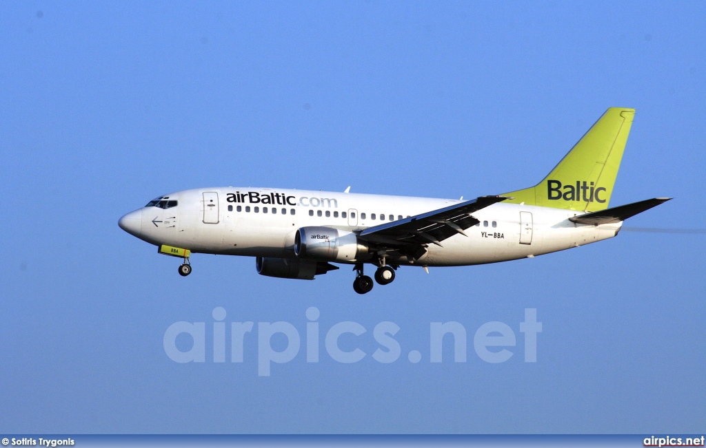 YL-BBA, Boeing 737-500, Air Baltic