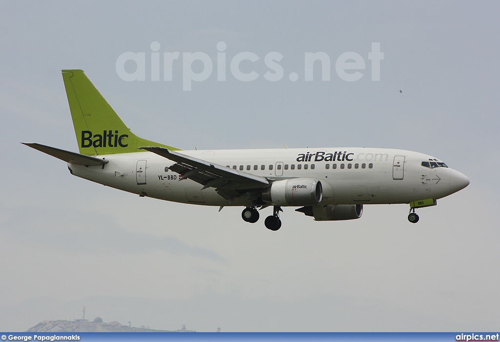 YL-BBD, Boeing 737-500, Air Baltic