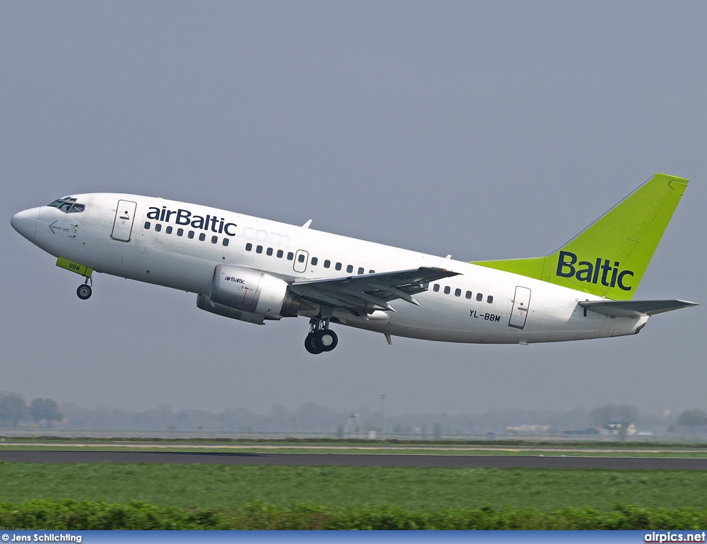YL-BBM, Boeing 737-500, Air Baltic
