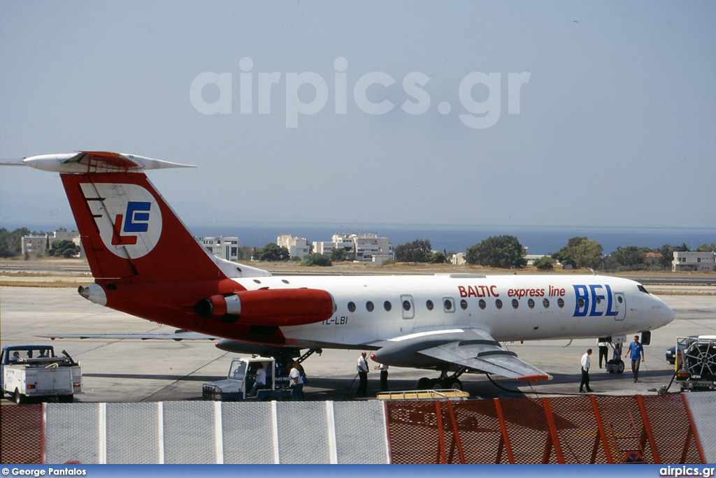 YL-LBI, Tupolev Tu-134-B-3, BEL-Baltic Express Line