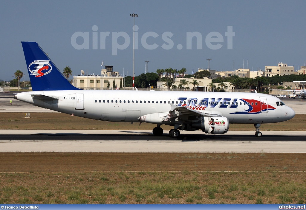 YL-LCA, Airbus A320-200, Travel Service (Czech Republic)