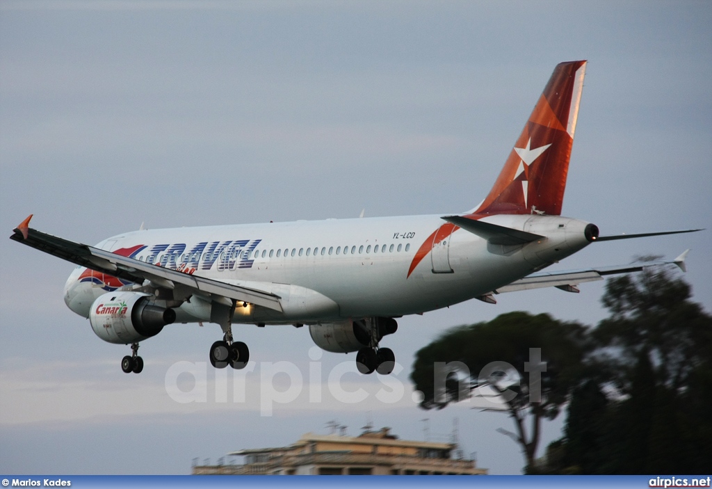 YL-LCD, Airbus A320-200, Travel Service (Czech Republic)