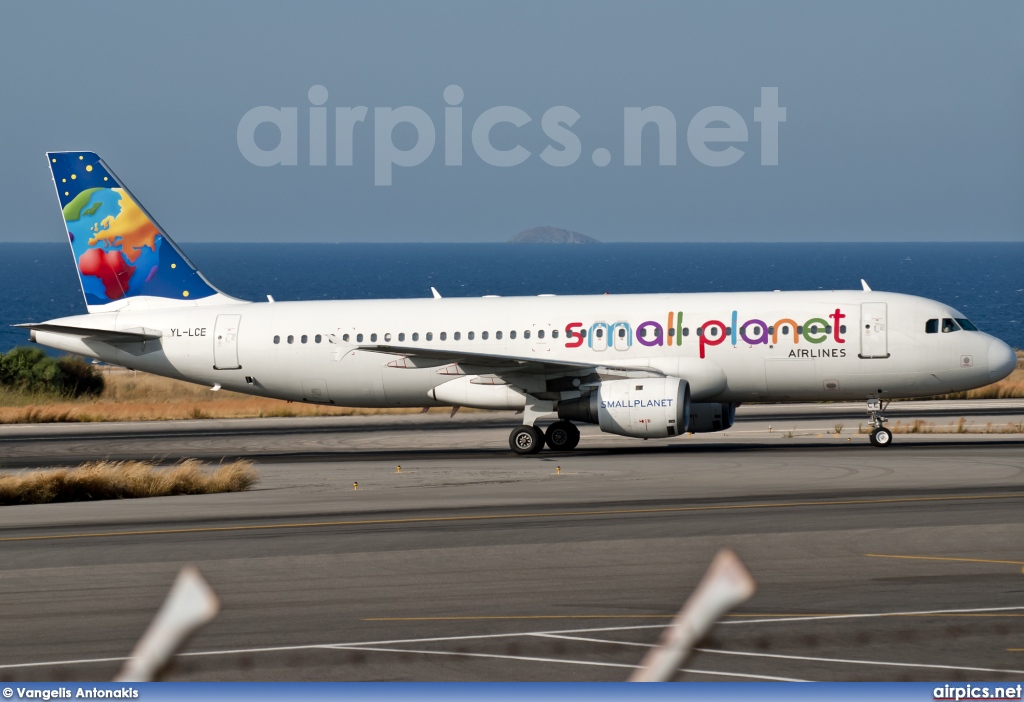 YL-LCE, Airbus A320-200, Small Planet Airlines