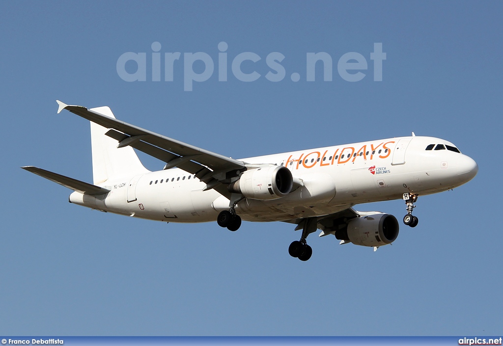 YL-LCH, Airbus A320-200, HOLIDAYS Czech Airlines