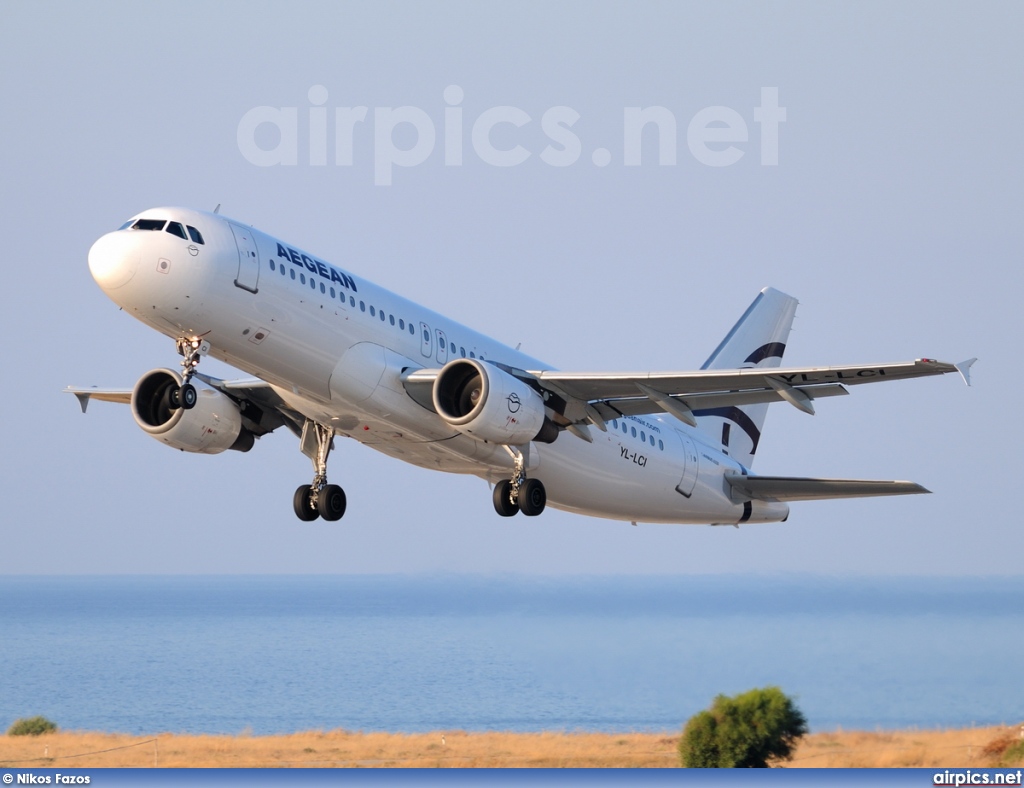 YL-LCI, Airbus A320-200, Aegean Airlines