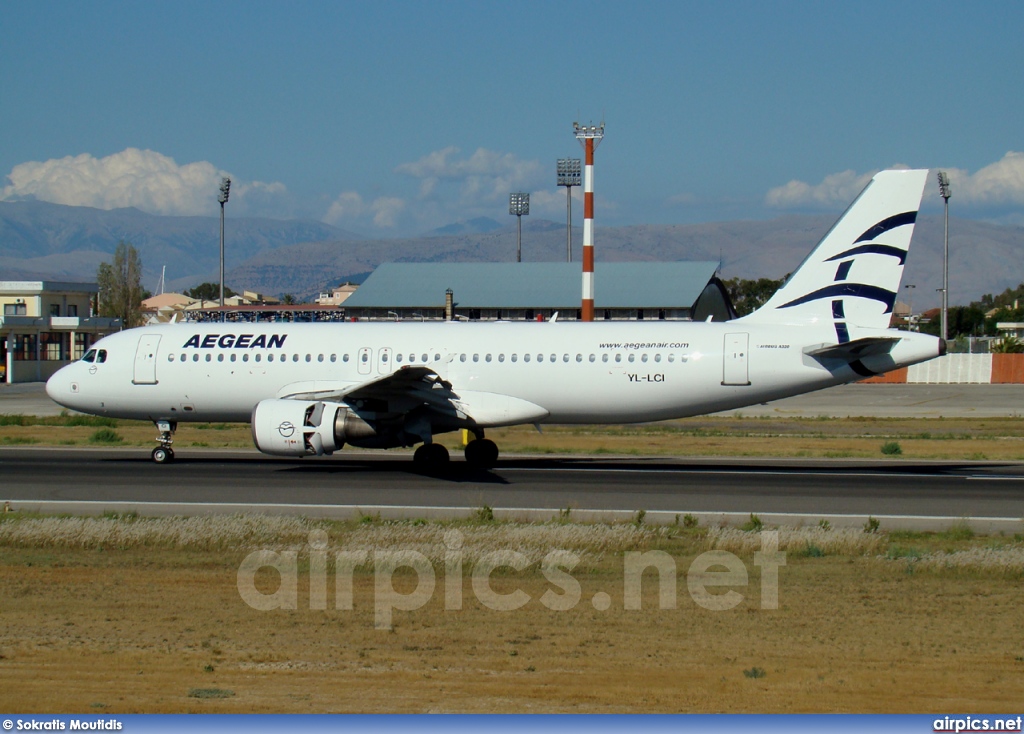 YL-LCI, Airbus A320-200, Aegean Airlines