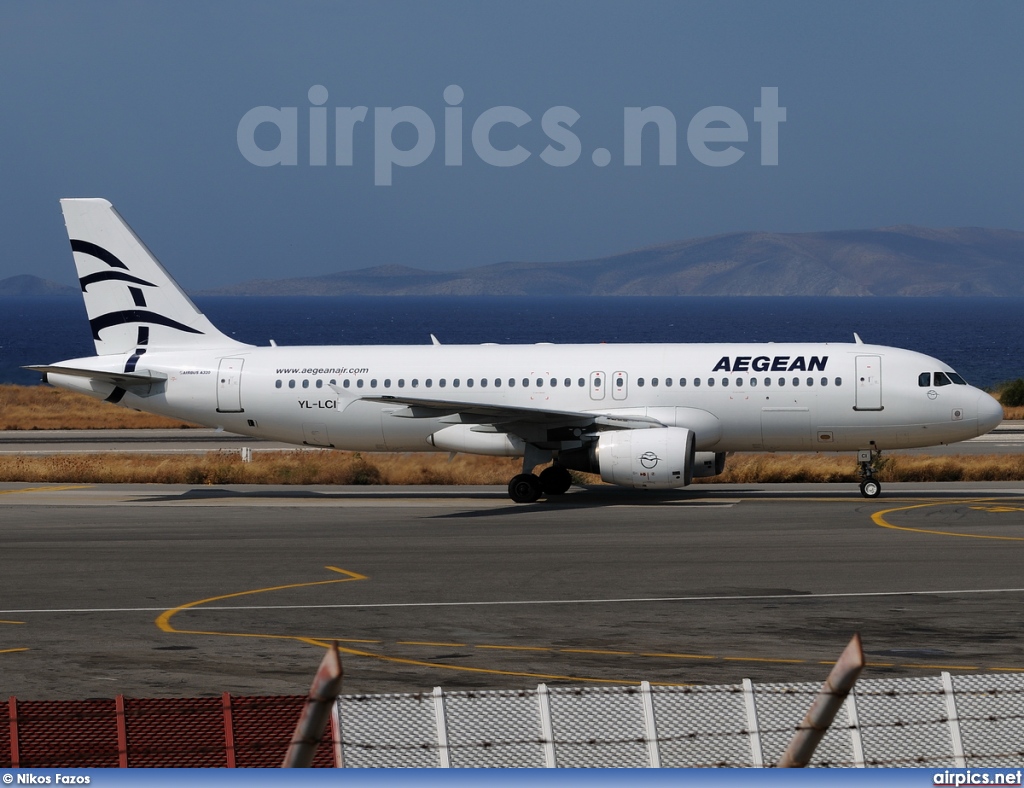 YL-LCI, Airbus A320-200, Aegean Airlines