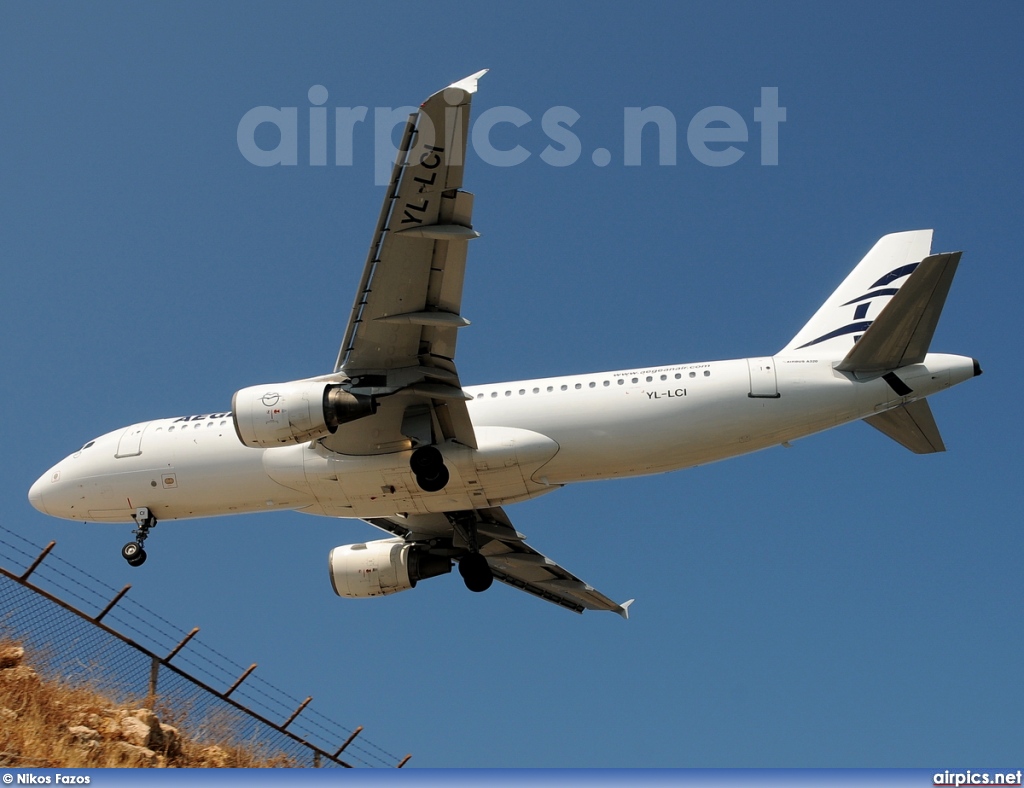 YL-LCI, Airbus A320-200, Aegean Airlines