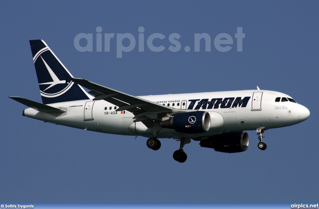 YR-ASA, Airbus A318-100, Tarom