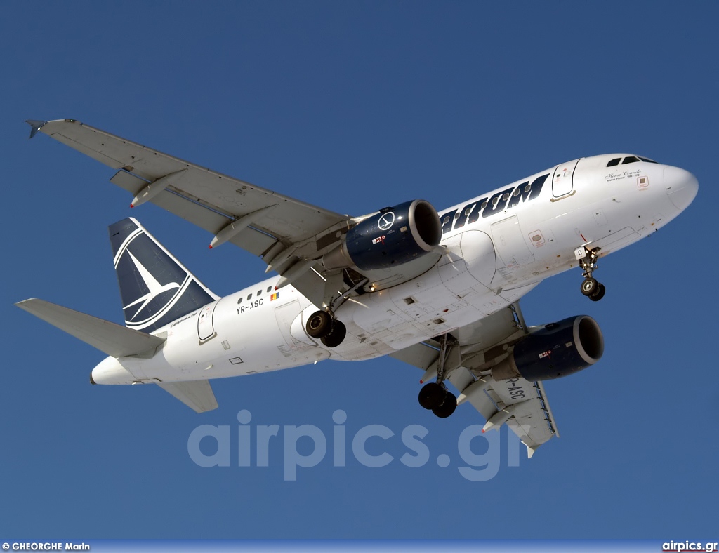 YR-ASC, Airbus A318-100, Tarom