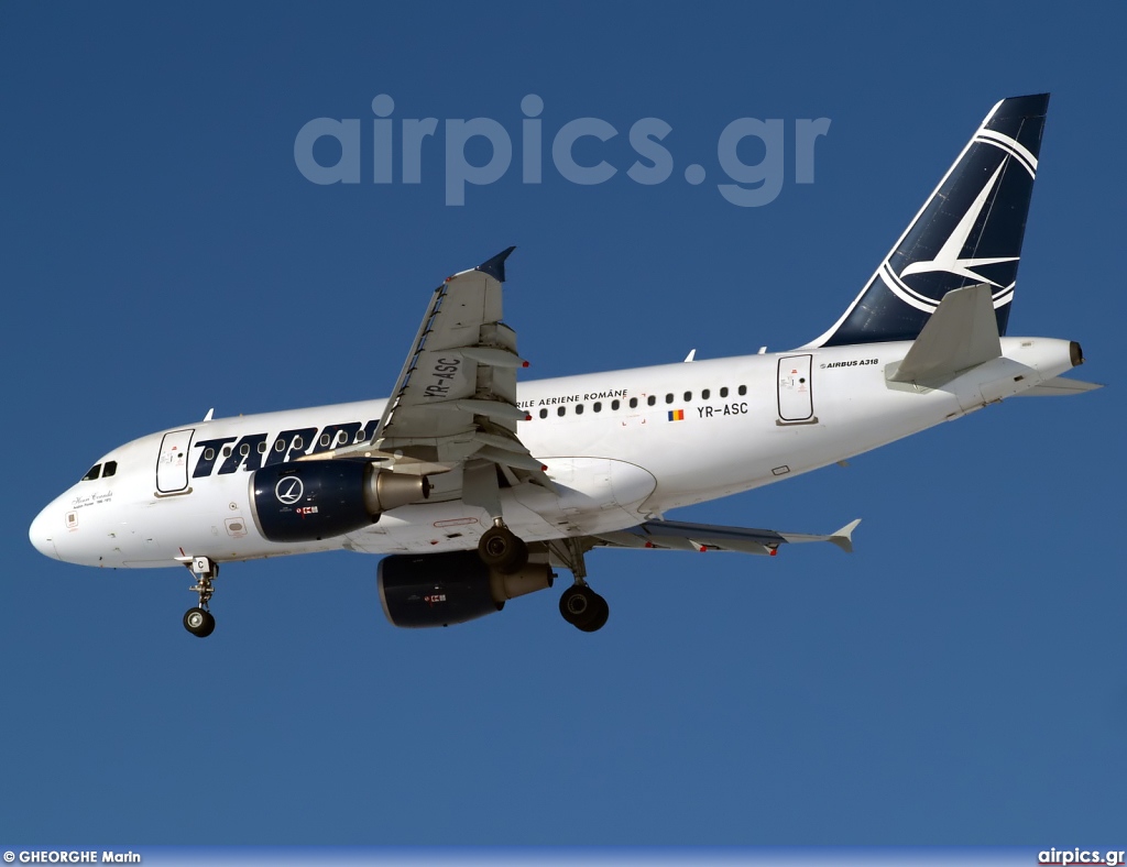 YR-ASC, Airbus A318-100, Tarom