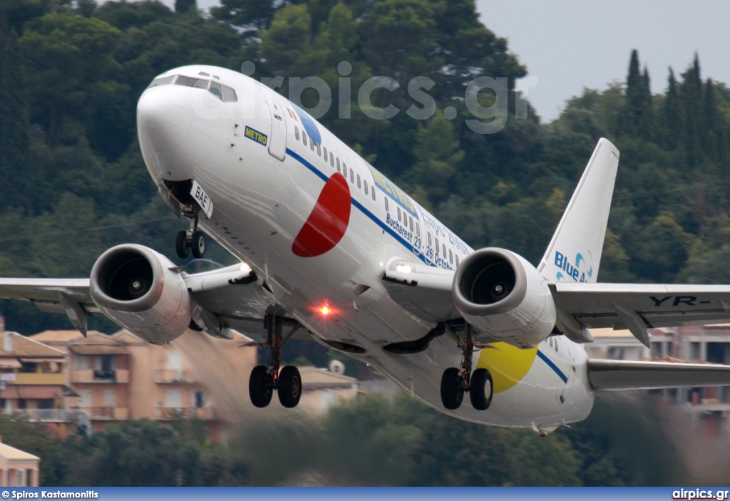 YR-BAE, Boeing 737-400, Blue Air