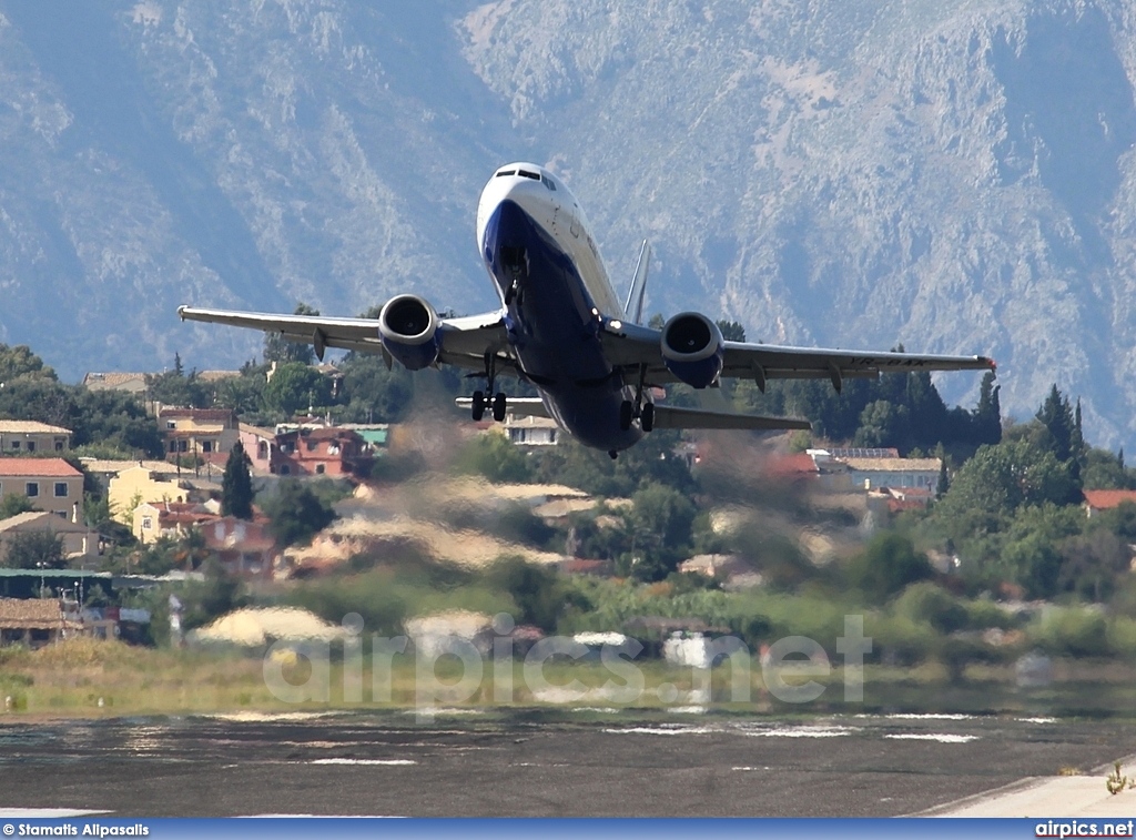 YR-BAK, Boeing 737-400, Blue Air