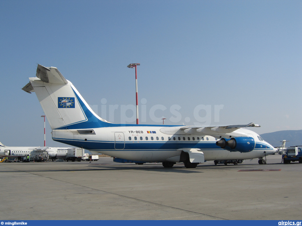 YR-BEB, British Aerospace BAe 146-200, Romavia