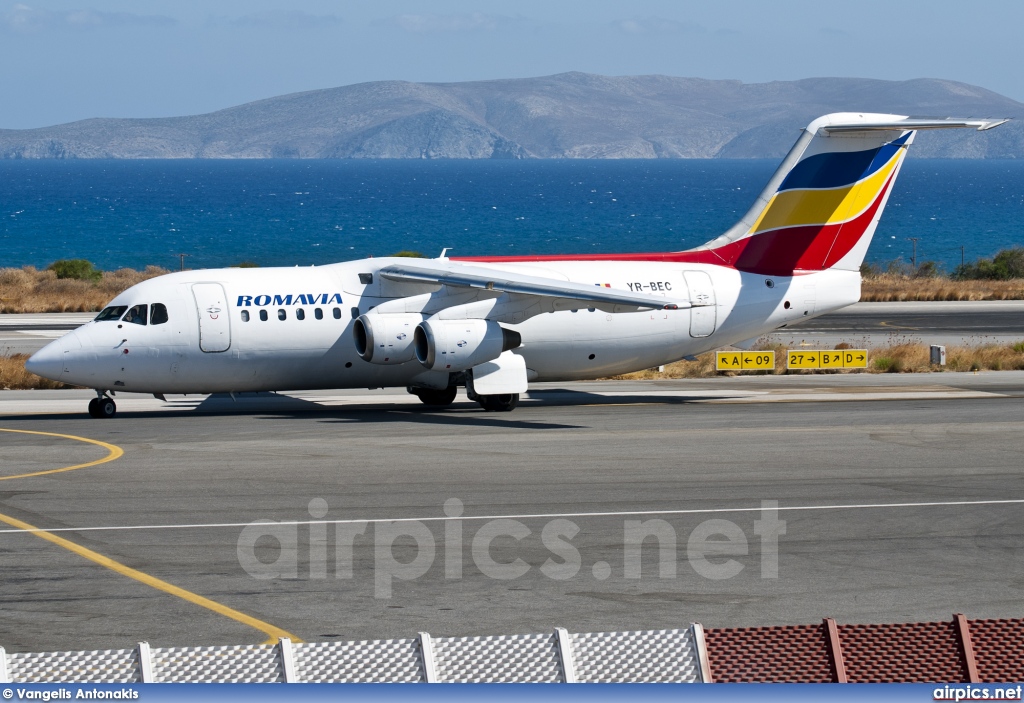 YR-BEC, British Aerospace BAe 146-200, Romavia