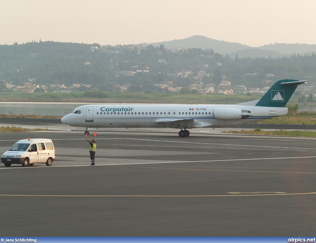 YR-FKB, Fokker F100, Carpatair