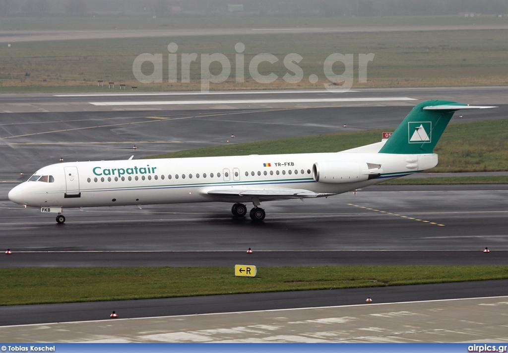 YR-FKB, Fokker F100, Carpatair