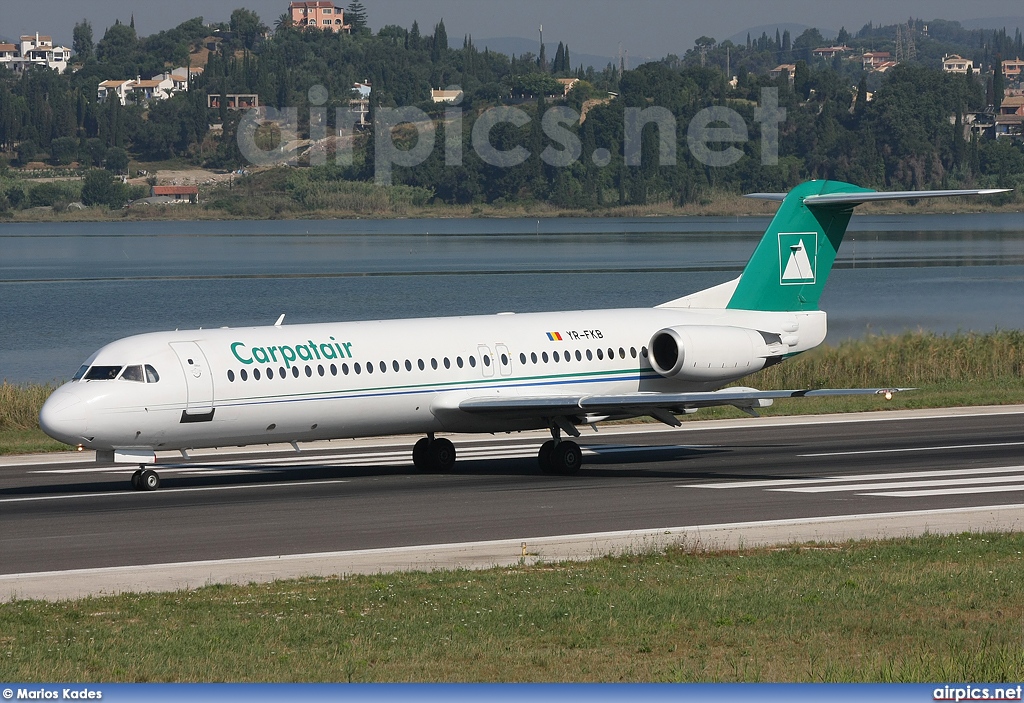 YR-FKB, Fokker F100, Carpatair