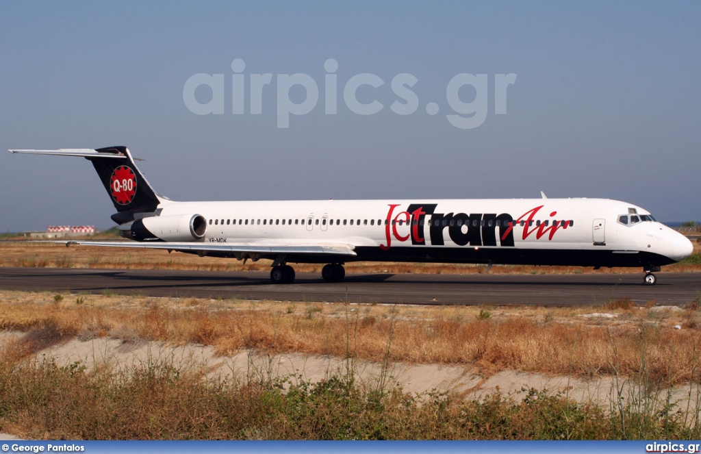 YR-MDK, McDonnell Douglas MD-82, Jet Tran Air