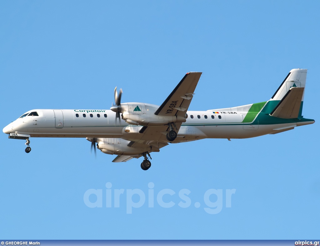 YR-SBA, Saab 2000, Carpatair