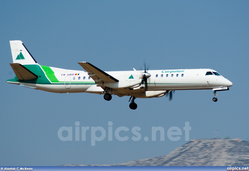 YR-SBD, Saab 2000, Carpatair