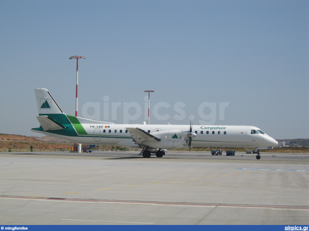 YR-SBE, Saab 2000, Carpatair