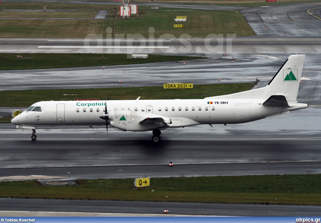 YR-SBN, Saab 2000, Carpatair