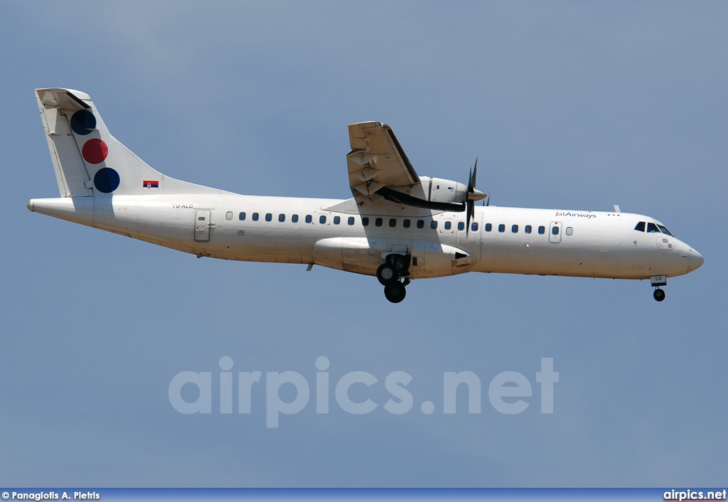 YU-ALO, ATR 72-200, Jat Airways