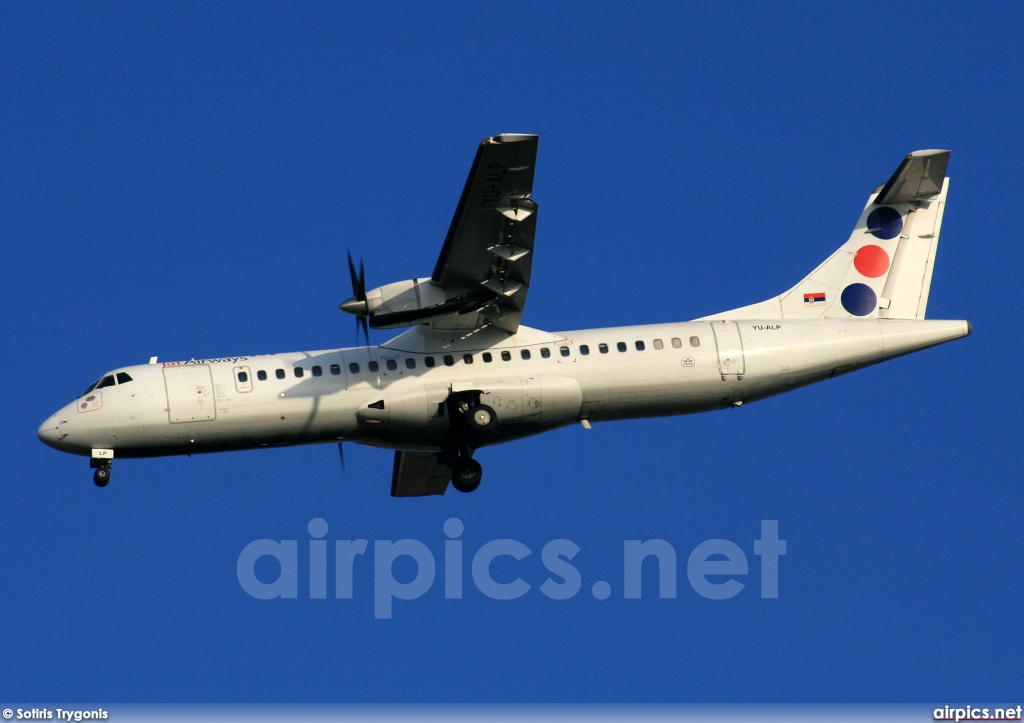 YU-ALP, ATR 72-200, Jat Airways