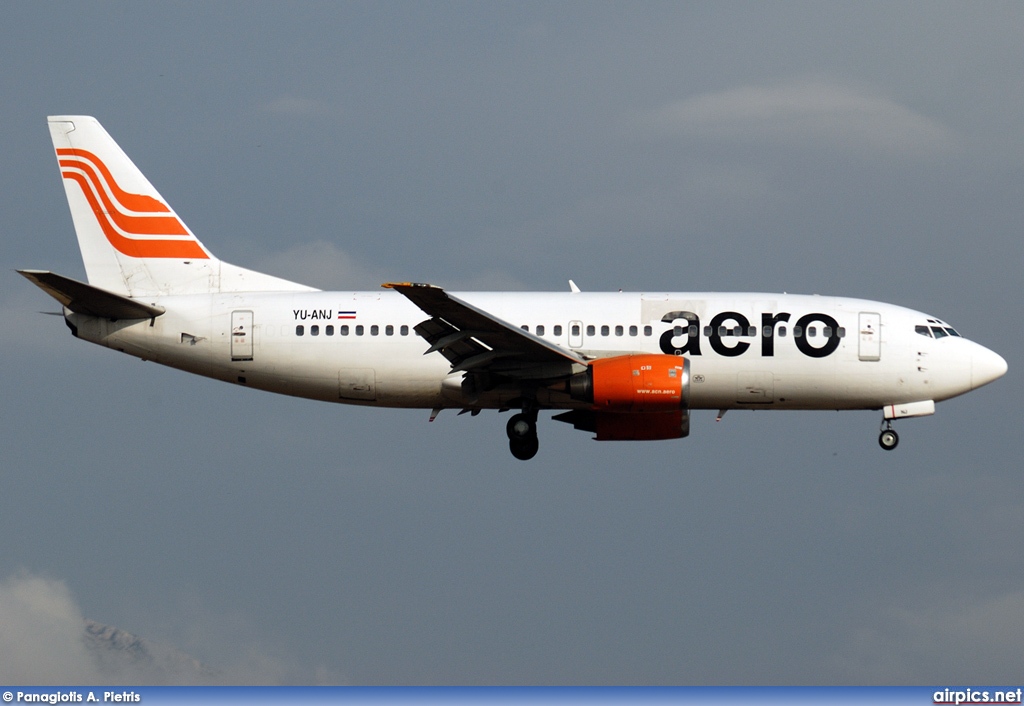 YU-ANJ, Boeing 737-300, Aero Contractors