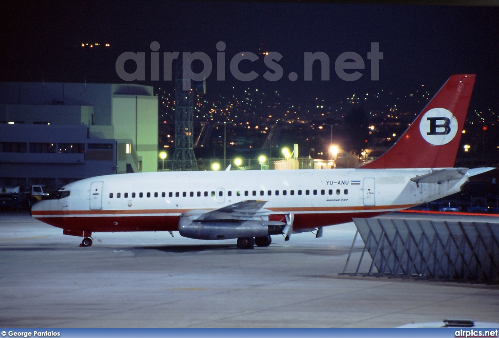 YU-ANU, Boeing 737-200Adv, Bouraq Indonesia Airlines